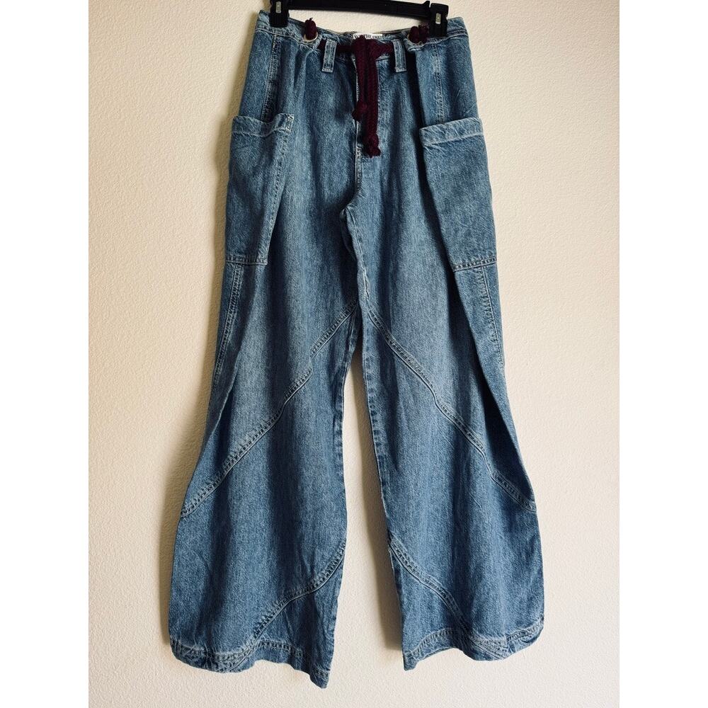 Free People We the Free Fold Over Adjustable Jeans (27-43?)